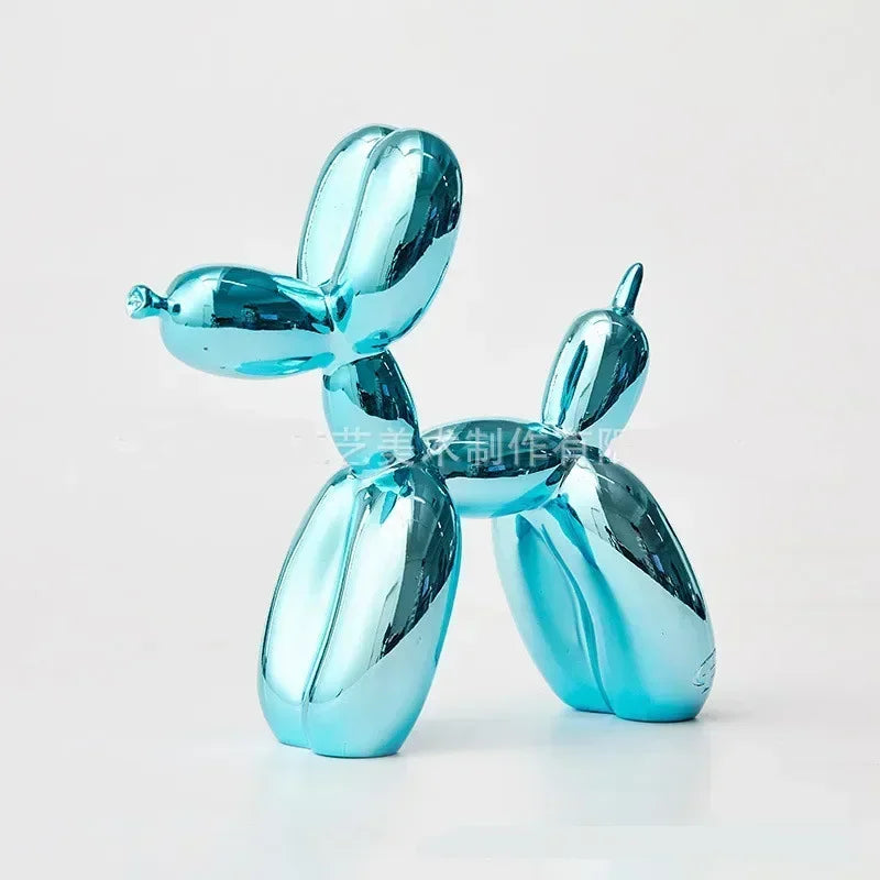 BowLift | Nordic Balloon Dog Sculpture Resin Animal Ornament Art Sculptures and Figures Craft Home Decoration Room Desktop Accessories