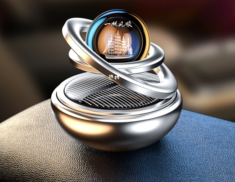 BowLift | Car Air Freshener | Solar Powered | 360° Fragrance Distribution | Luxurious Design | 4 Colors