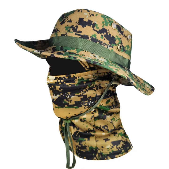 BowLift | Tactical Camouflage Full Face Cover Hat