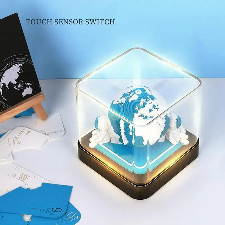 BowLift | 3D Earth Wanderer Calendar Memo Pad