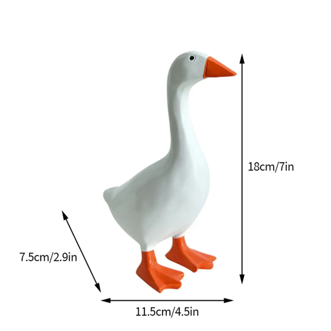 BowLift | Decorative Figure GooseMag | Magnetic Goose Key Holder | Resin Sculpture & Organizer