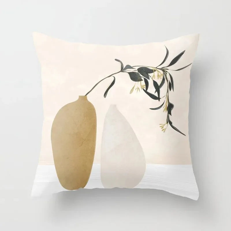 BowLift | VelvetHaven Cushion Cover - Stylish Botanical Cushion Cover for Fresh Interior Makeover