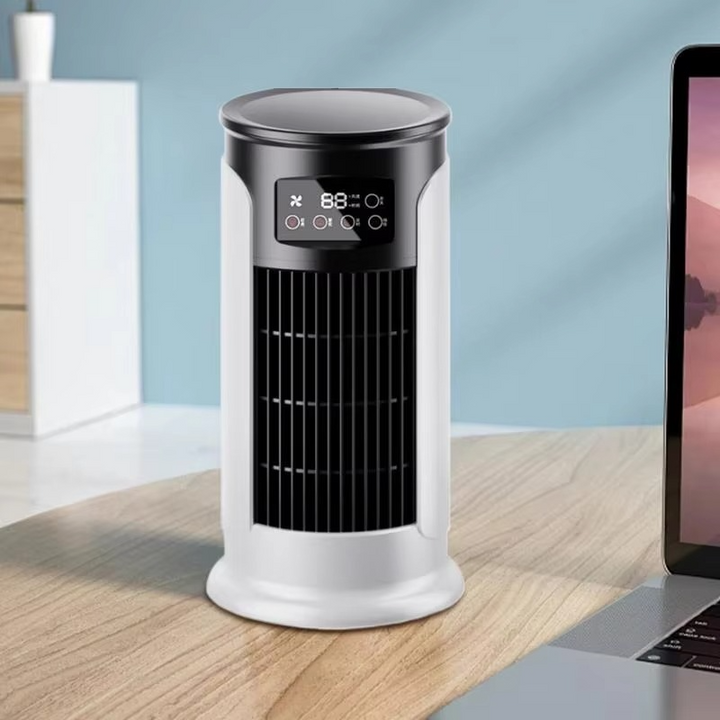BowLift | Portable Air Conditioners Fan Evaporative Cooler USB Quiet Timer Room Cooling Small 10 oz Water Tank Personal Cooler Adjustable