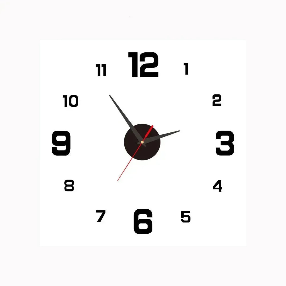 SilentTime - Digital Wall Clock in Classic Style - 8 Inch Bowlift