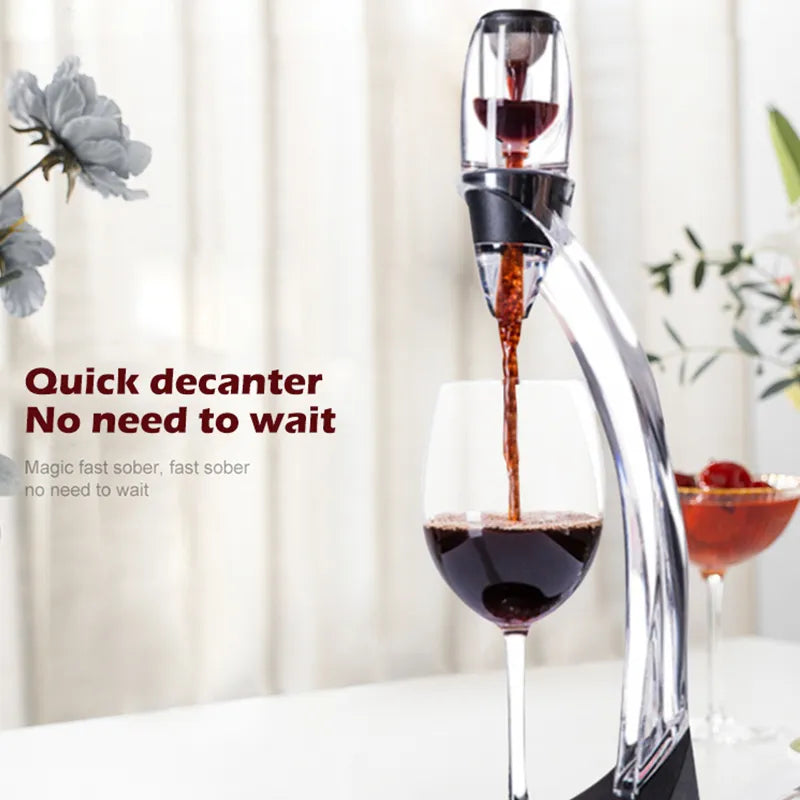 BowLift | VinaLuxe Wine Aerator with Filter | Instant Full Aroma | Softer Tannins | Modern Design