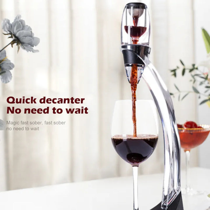 BowLift | VinaLuxe Wine Aerator with Filter | Instant Full Aroma | Softer Tannins | Modern Design