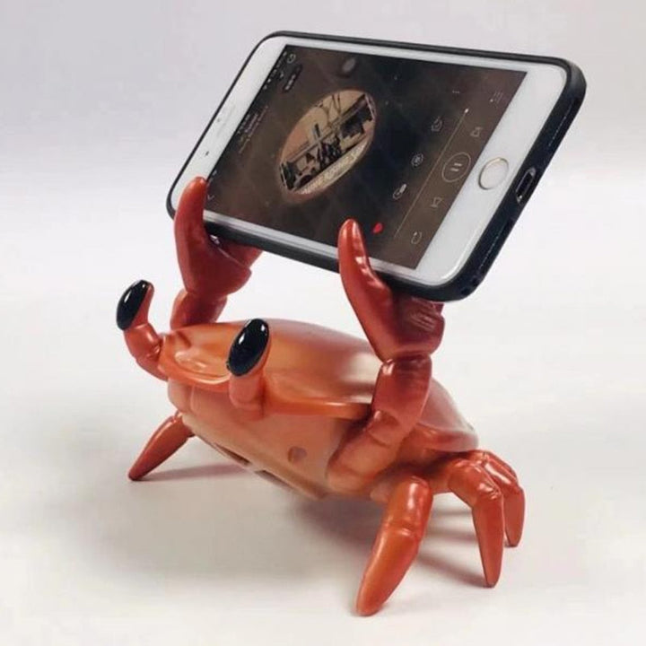 BowLift | Creative Crab Phone Holder Wireless Bluetooth Mini Speaker