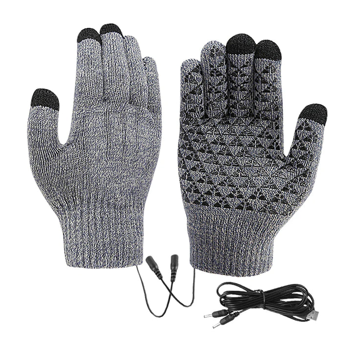 BowLift | Heated Gloves FROSTIQ | USB Charging | Touchscreen & Non-Slip | Winter Thermal Gloves for Outdoor & Cycling