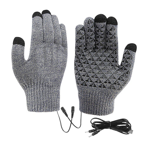 BowLift | Heated Gloves FROSTIQ | USB Charging | Touchscreen & Non-Slip | Winter Thermal Gloves for Outdoor & Cycling