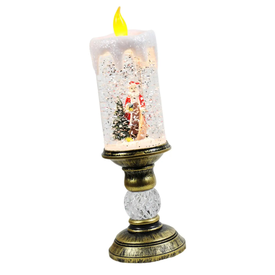 Crystal Echo Christmas Water Candle | Bowlift