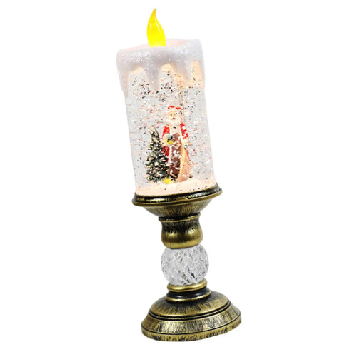 Crystal Echo Christmas Water Candle | Bowlift