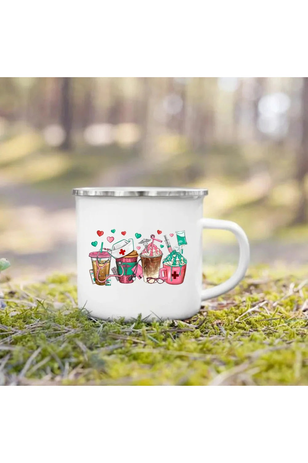 Life Enamel Coffee Mug | Bowlift