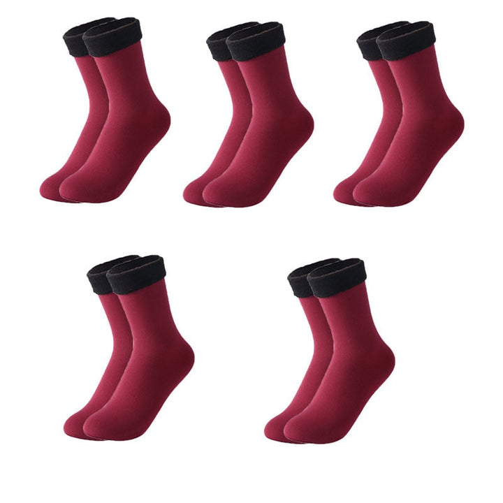 BowLift | Thermal Touch Winter Warm Solid Thick Socks