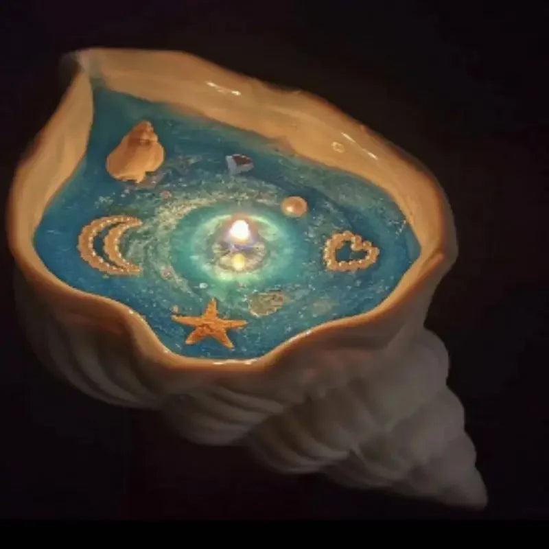 Handmade Sea Shell Starfish Aromatherapy Candle | Bowlift