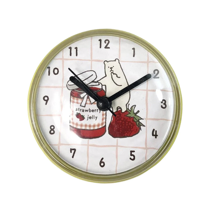 WaterProofClock – Compact Suction Cup Clock for Bathroom Bowlift