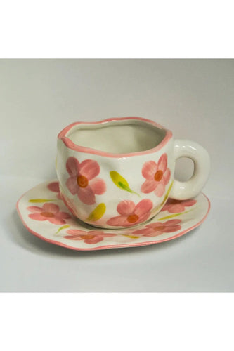 Flower ceramic mug | Bowlift