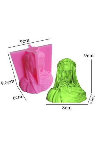 Portrait sculpture candle mold DIY | Bowlift