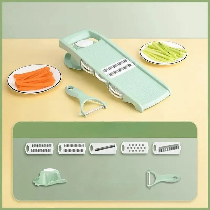 SlicePro – Multifunctional vegetable & fruit slicer with handle | Bowlift