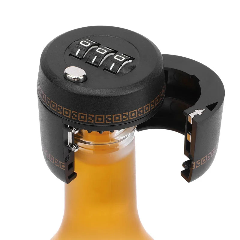 BowLift | Drink Safe Reusable Childproof Password Lock Wine Bottle Stopper
