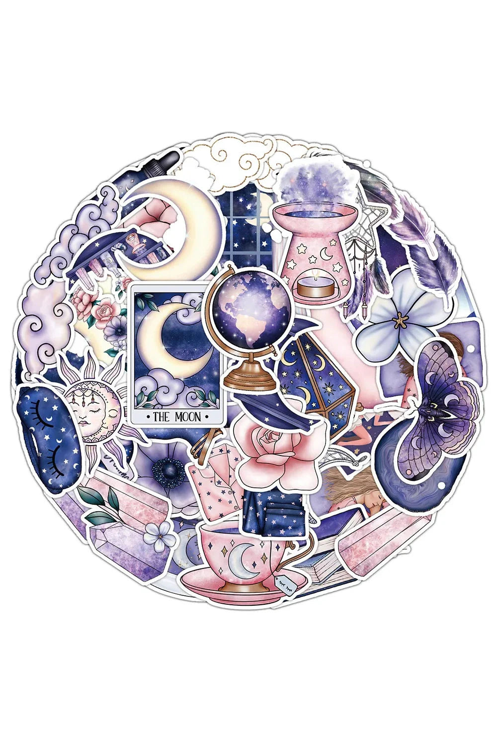 Witch Moon Aesthetic Sticker | Bowlift