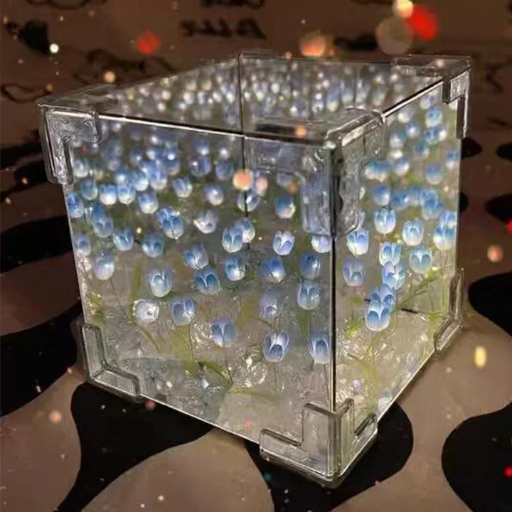 3D Tulip DIY Flower Cube Night Lamp | Bowlift