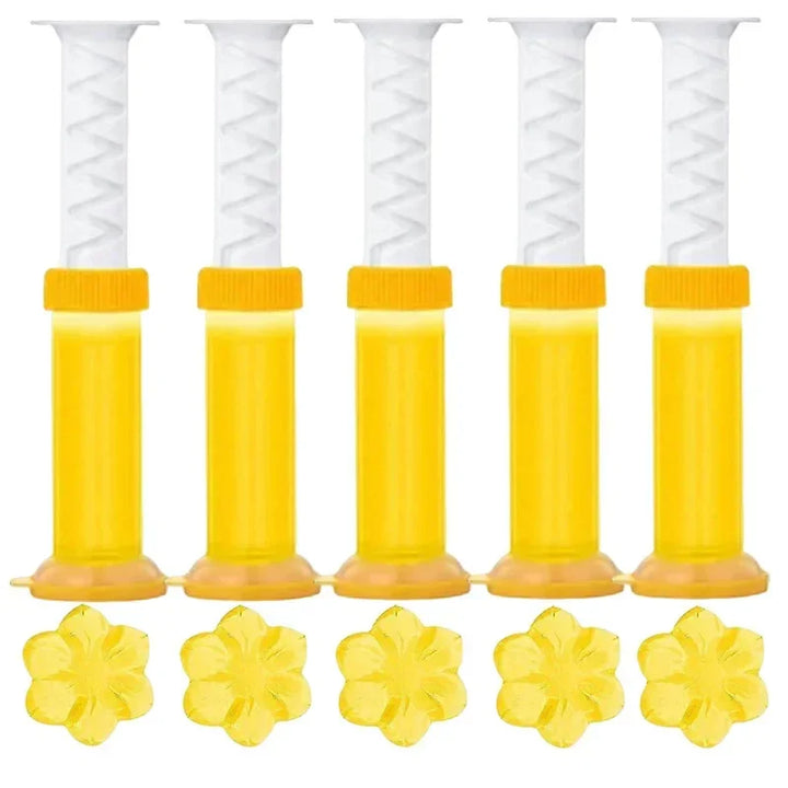 BowLift | BloomFresh WC-Gel Flowers | Fragrance Gel for Toilet & Urinal | Cleansing, Antibacterial & Decorative | 12 Flowers per Stick