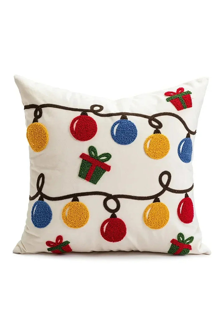red Christmas cushion cover | Bowlift