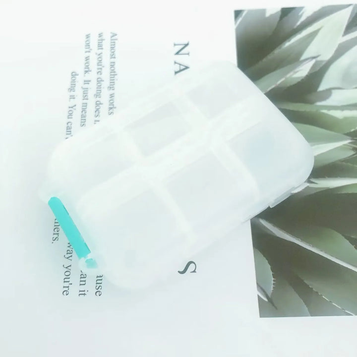 BowLift | MediPocket Travel Pill Case | Moisture-Proof & Compact | 4–12 Compartments | For Vitamins & Medications on the Go