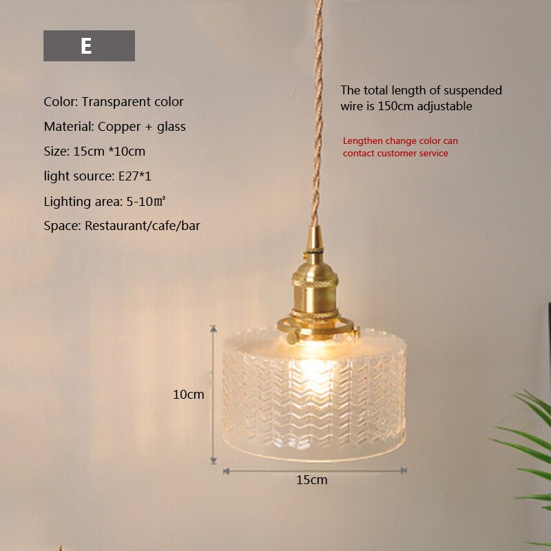 BowLift | Nordic Brilliance Transparent Glass Pendant Lamp