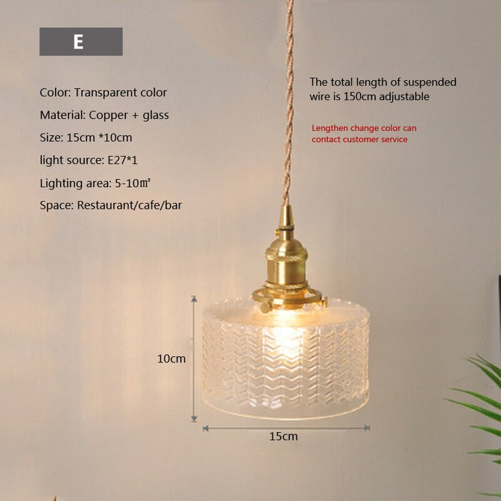 BowLift | Nordic Brilliance Transparent Glass Pendant Lamp