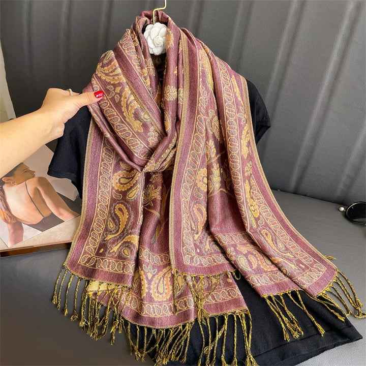BowLift | Élégancea | Women's Scarf | Cashmere Feel | 70 × 190 cm | Luxury Print & Warm
