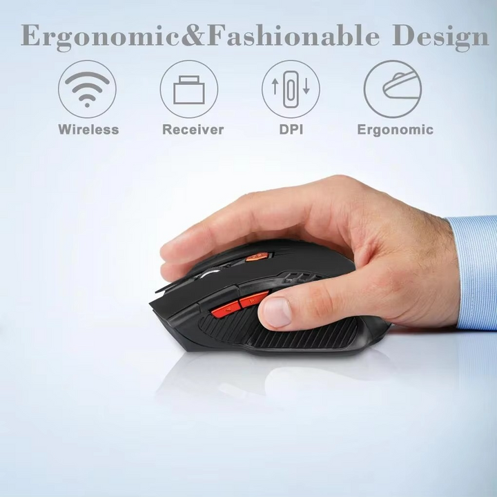 BowLift | Precision 2.4G Wireless Optical Mouse with USB Receiver