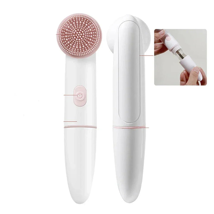 BowLift | Skinvora 2-in-1 Facial Cleansing Device Silicone | Deep Cleansing & Massage | Waterproof & Skin-Friendly | 15.8 × 4.7 × 2.7 cm