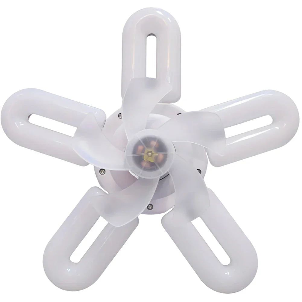 Silent Adjustable Remote Control Ceiling Foldable Fan Lamp - Image 2