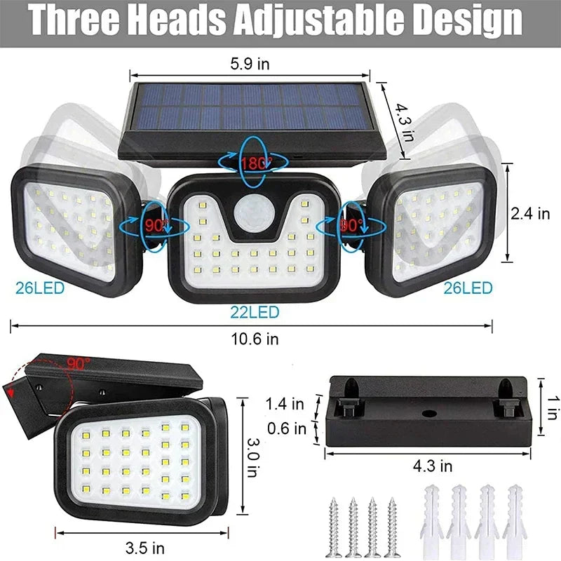 BowLift | Power Save Motion Activated Outdoor Solar Lamp