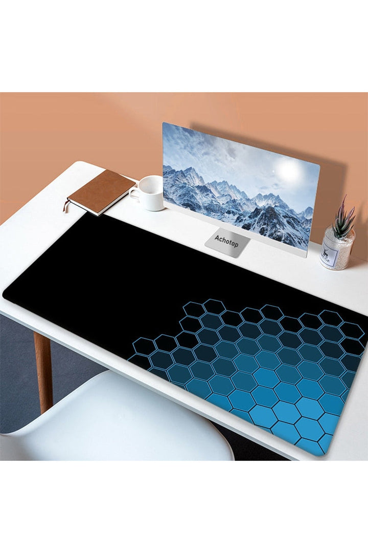 White Art Mouse Pad Desk Mat | Bowlift