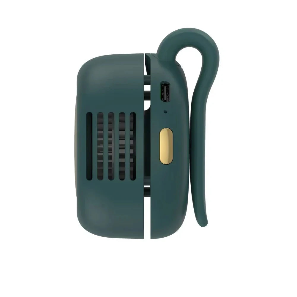 Portable Mini Handheld Bladeless Fan – Rechargeable Clip-On Waist or Desktop Fan for Outdoor Ventilation | Bowlift