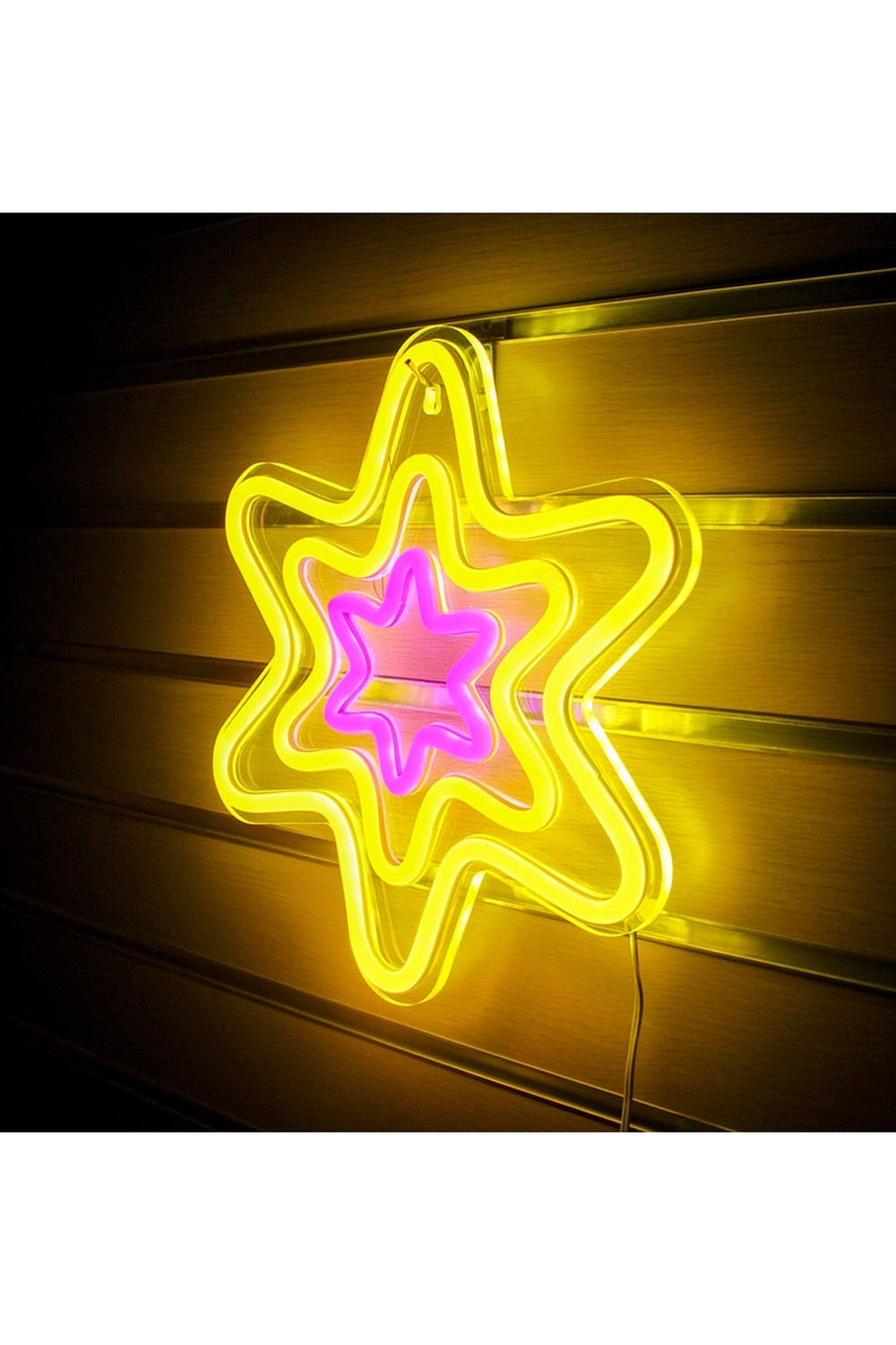 hexagonal neon sign | Bowlift