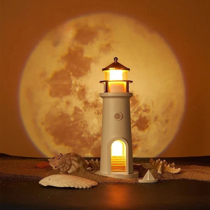 Moon Harbor Lighthouse Night Lamp | Bowlift