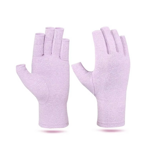 BowLift | Compression Arthritis Gloves Fingerless Wrist Support for Hand Pain Relief and Fitness