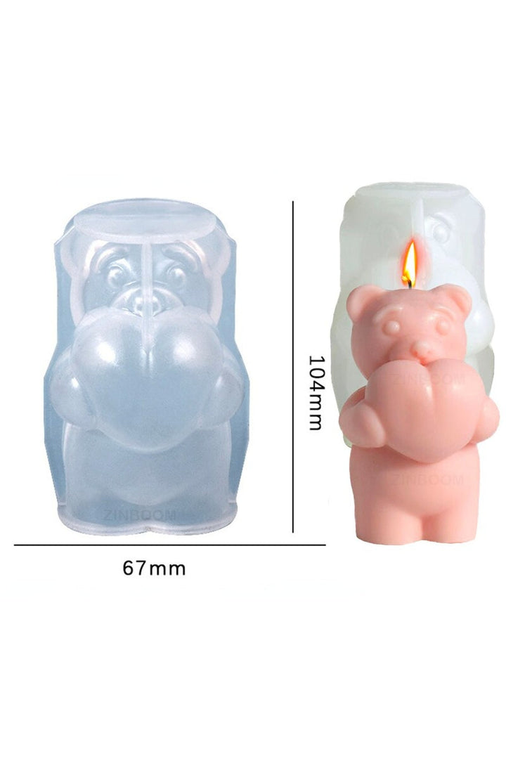 Bear-shaped candle mold | Bowlift
