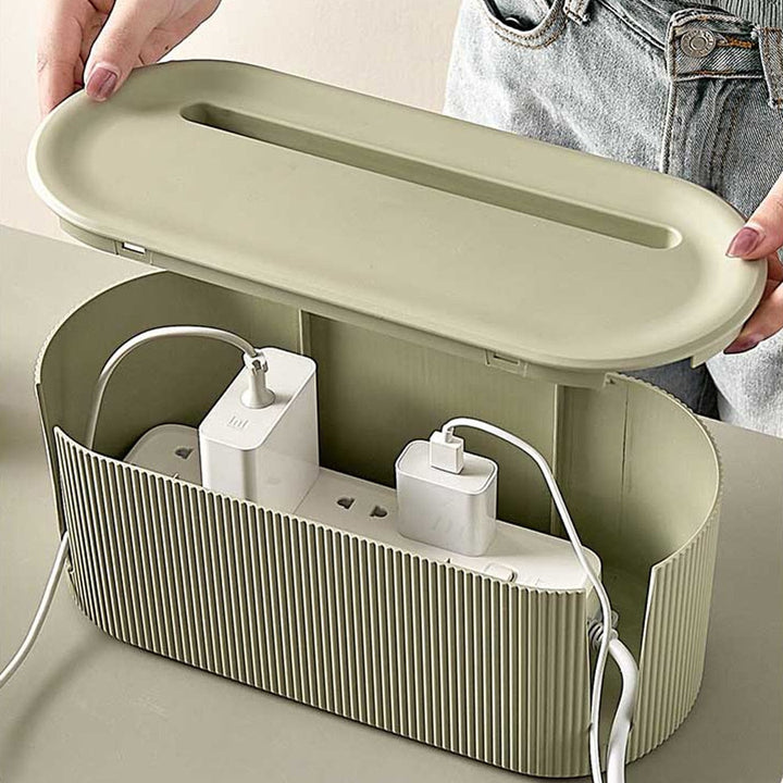 StorageMaster Box - Stylish Organizer for Cables and Adapters Bowlift