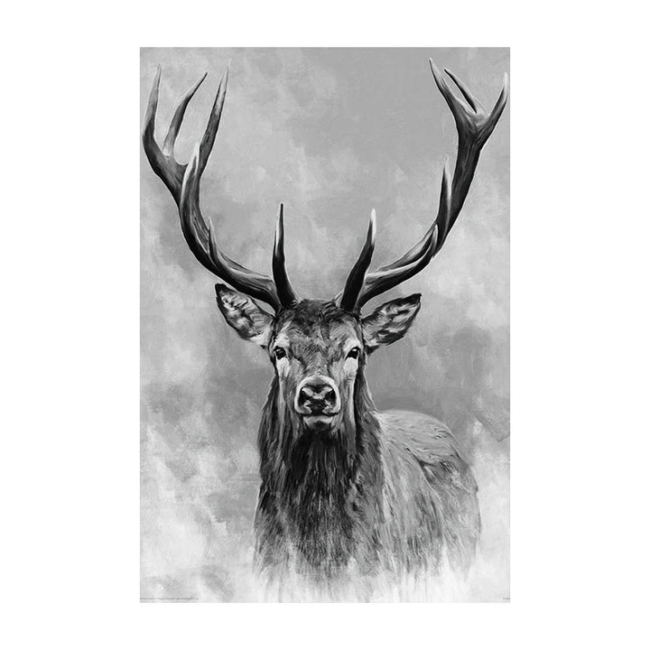 Northern Wilderness Eagle Deer Landscape Wall Art Fine Art Canvas Prints Pictures For Living Room Dining Room Nordic Home Decor | Bowlift