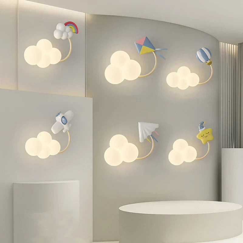CartoonAirplane Light – Playful Wall Lamp for the Children's Room Bowlift