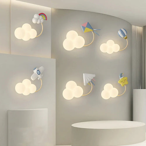 CartoonAirplane Light – Playful Wall Lamp for the Children's Room Bowlift
