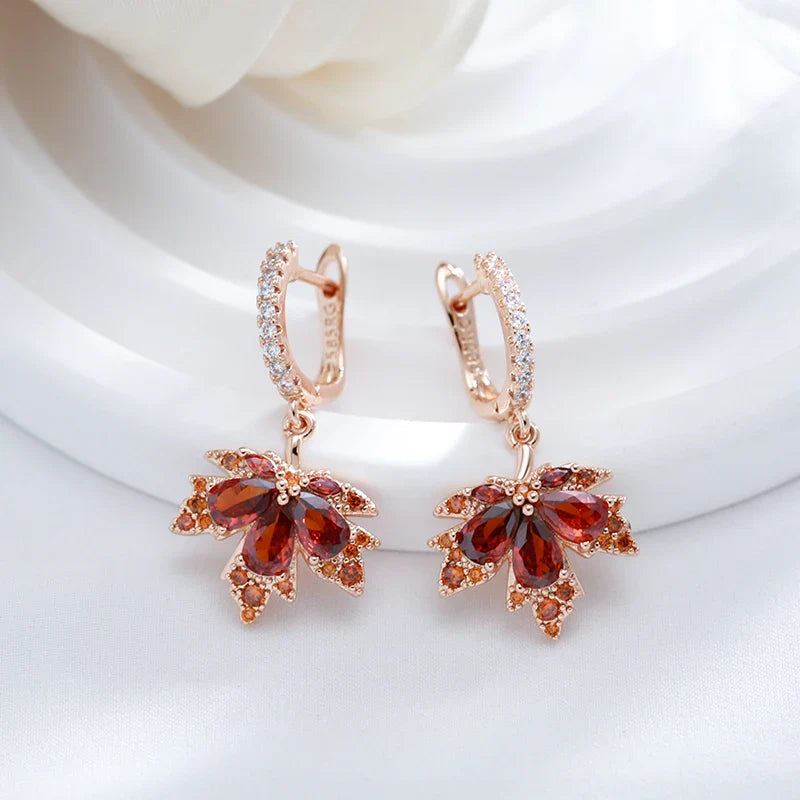 BowLift | Dainty Autumn Maple Leaf Earrings