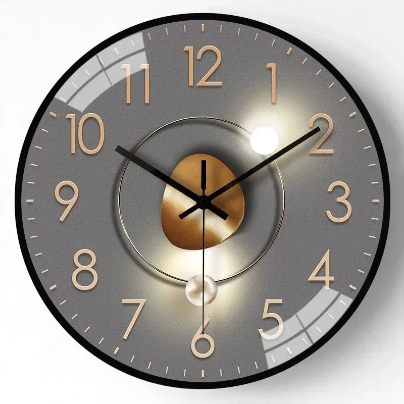 SilentTime - Digital Wall Clock in Classic Style - 8 Inch Bowlift
