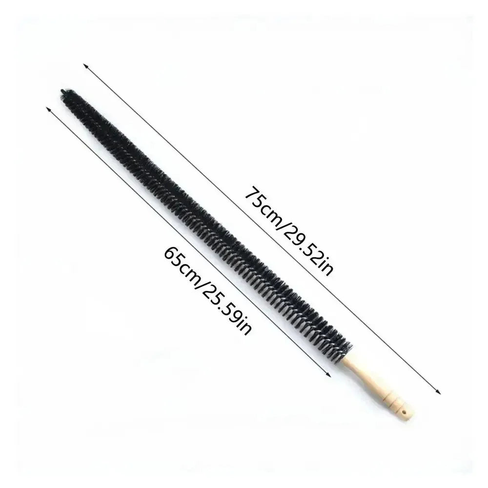 BowLift | Dustello Cleaning Brush with Wooden Handle | Flexible & Extra Long | For Radiators, Pipes & Furniture Gaps | 70–75 cm