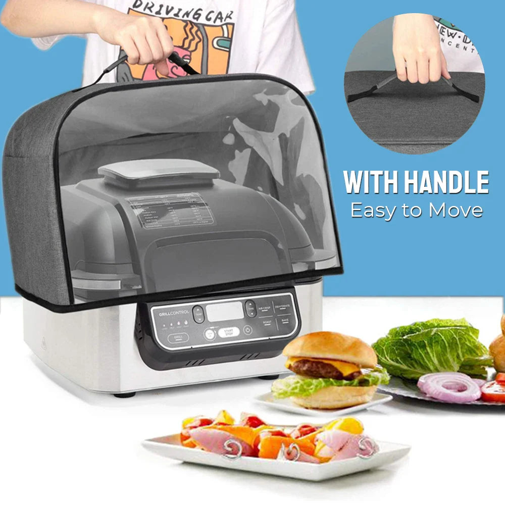 BowLift | Kitchen Protection Toaster & Airfryer Cover | Dust Protection with Pockets | Waterproof & Wipeable | For Ninja Foodi Grill, Airfryer, Toaster & Microwave
