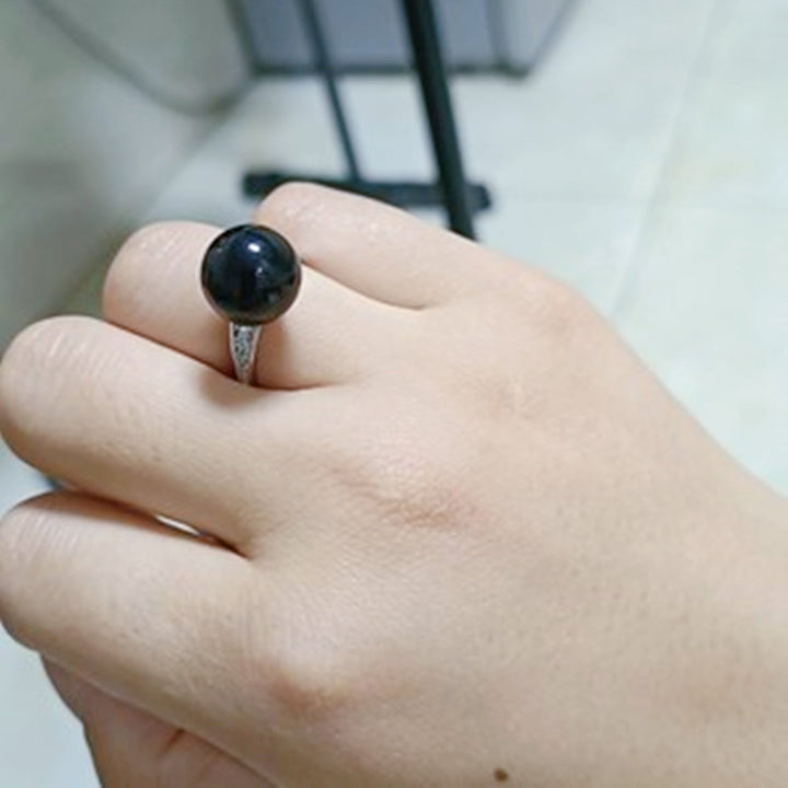 BowLift | Mysterious Black Pearl Hidden Knife Ring